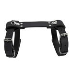 Strap-BKH5 Motorcycle Leather Blanket Straps with Tie Down D-Rings Click for Side View