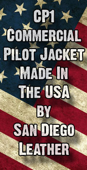 CP1 Commercial Pilot Jacket  USA Made Leather Jacket Sale