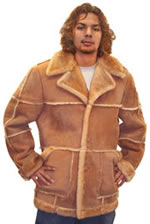 Mens Leather Fur Coats