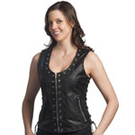 LV1282 Ladies Leather Vest