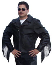 102X Fringe Leather Jacket