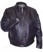 LAPD Biker Leather Jacket for Motorcycle Patrol USA Made