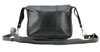 Purse-327 Ladies Studded Flap Over Cross Body Leather Bag Back View