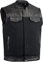Click here for the V4951 Canvas and Leather Vest with Collar