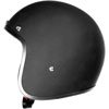 Bobber 500 Helmet D.O.T. Approved 70's Retro Style Helmet Flat Black Side View